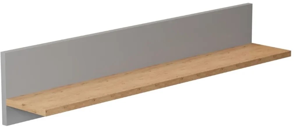 Półka DENVER szara/hikora KOCOT MEBLE
