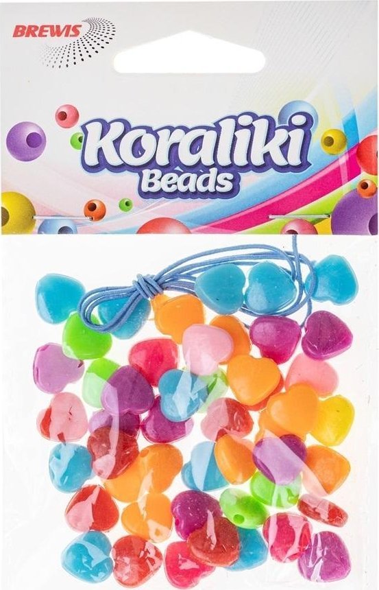 Koraliki do nawlekania serca