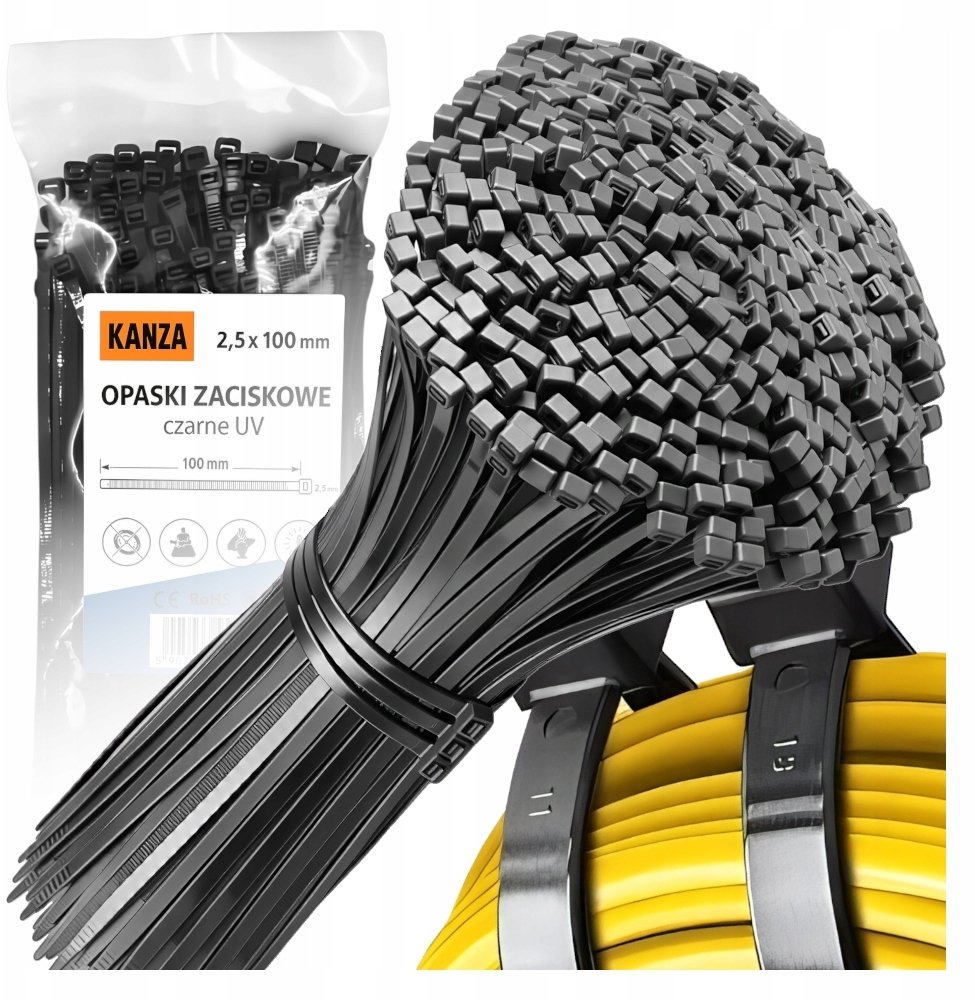 OPASKA ZACISKOWE TRYTYTKI 2.5X100 MM KANZA