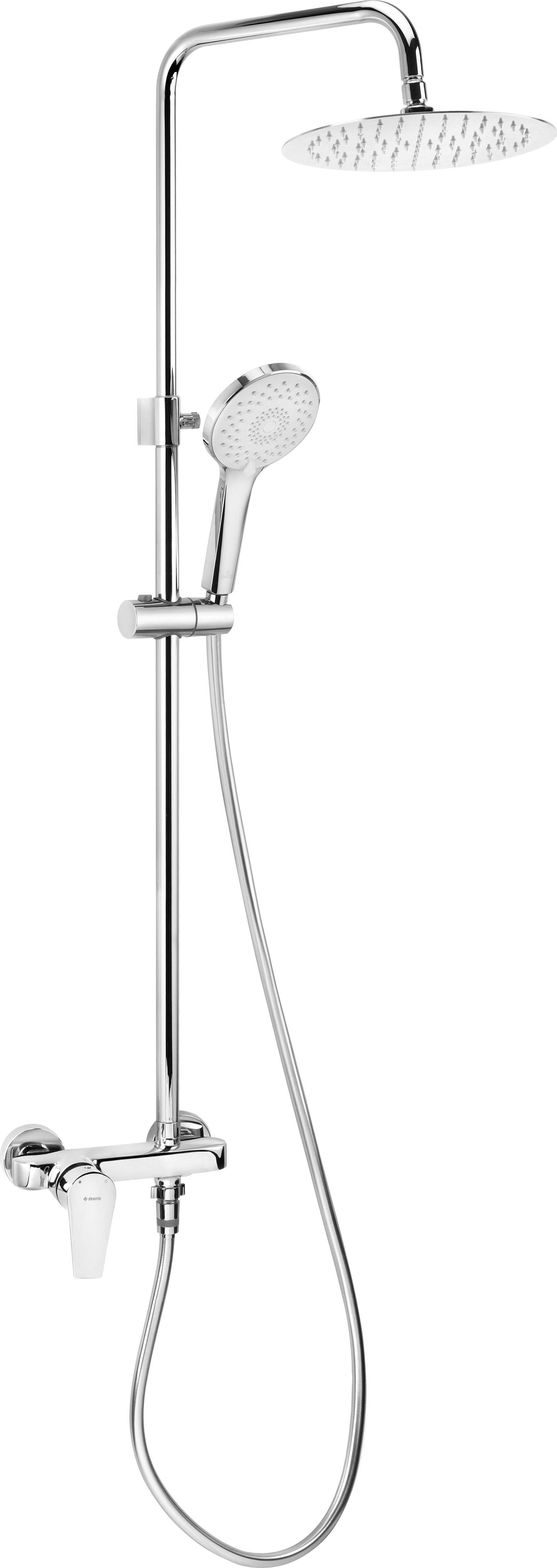 Zestaw prysznicowy Deante Deszczownia z baterią prysznicową Agawa