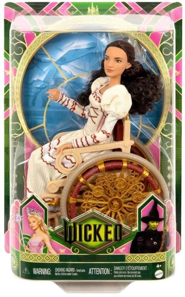 Wicked Lalka modowa Nessarose na wózku inwalidzkim