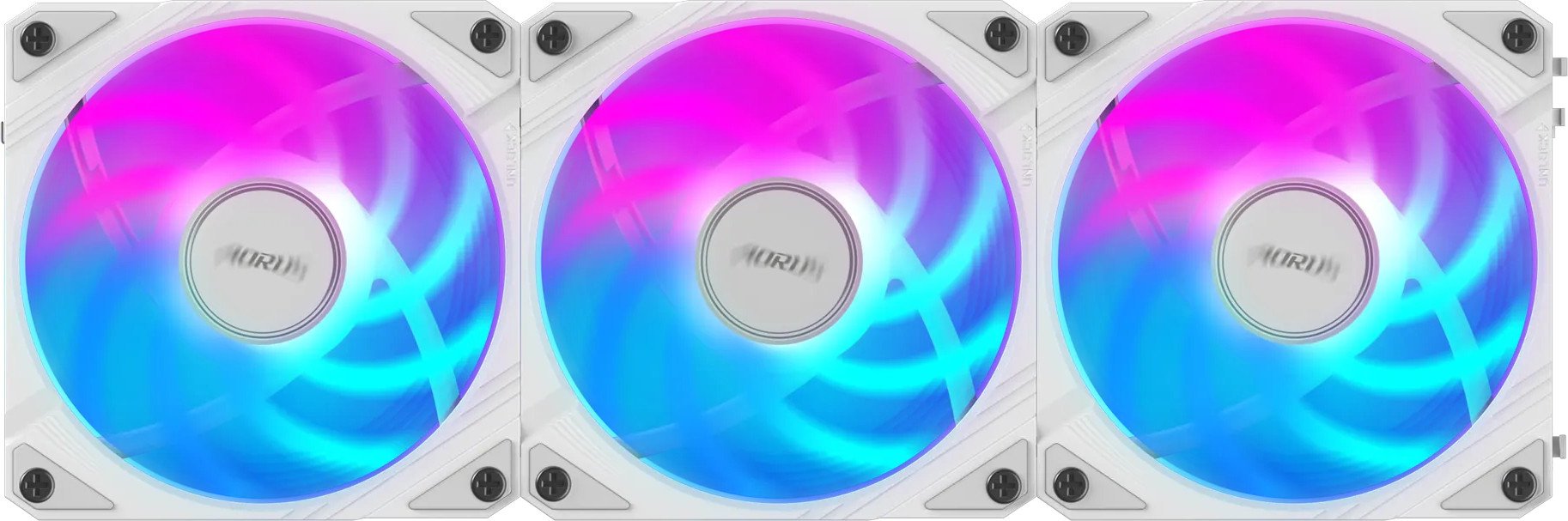 Wentylator Gigabyte AORUS EZ Chain Fan 120 Ice 3-pack (GP-ECFAN1203 ICE)