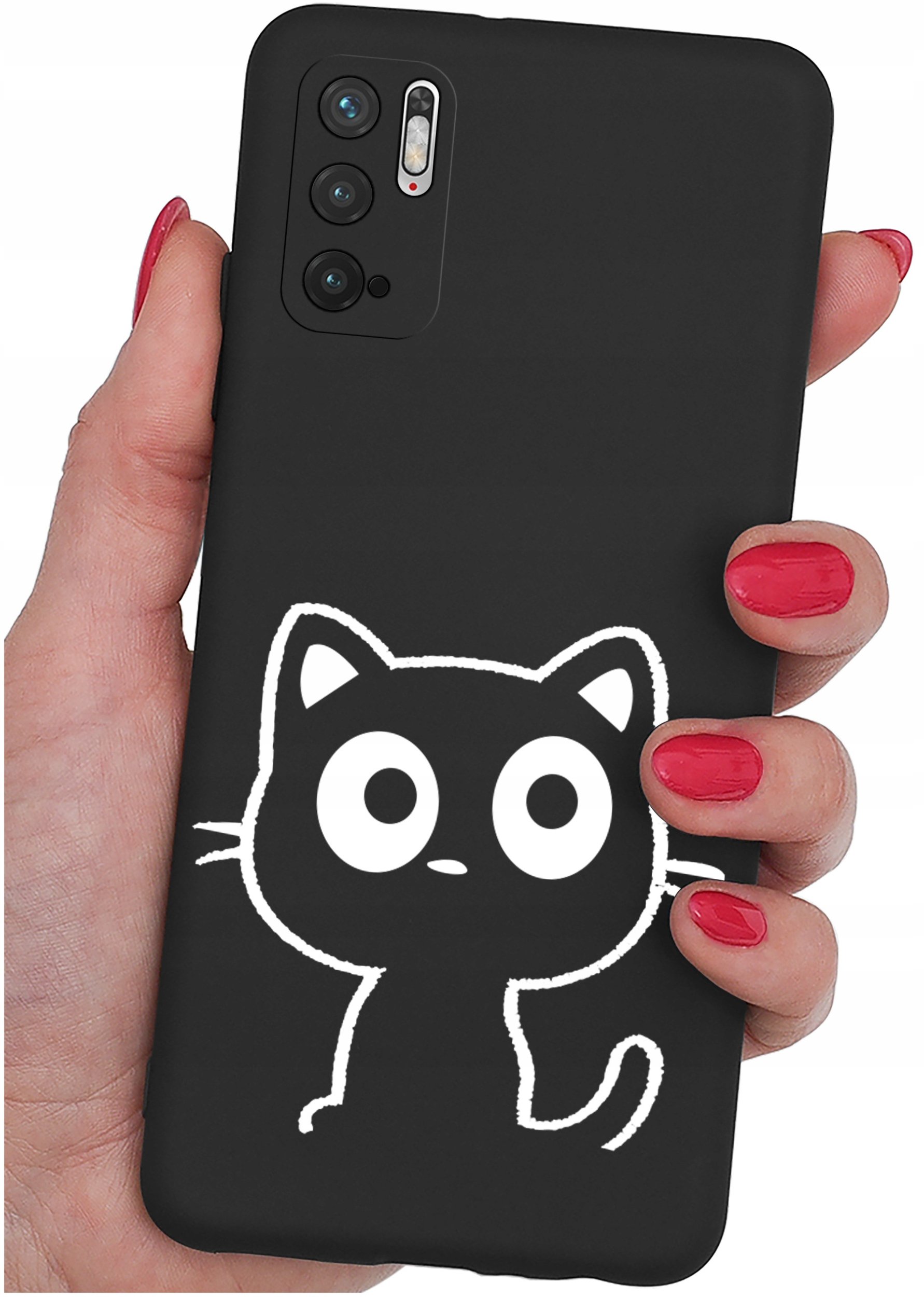 ETUI do Xiaomi Redmi Note 10 5G | WZORY | SILIKONOWE MATT CASE + SZKŁO 9H