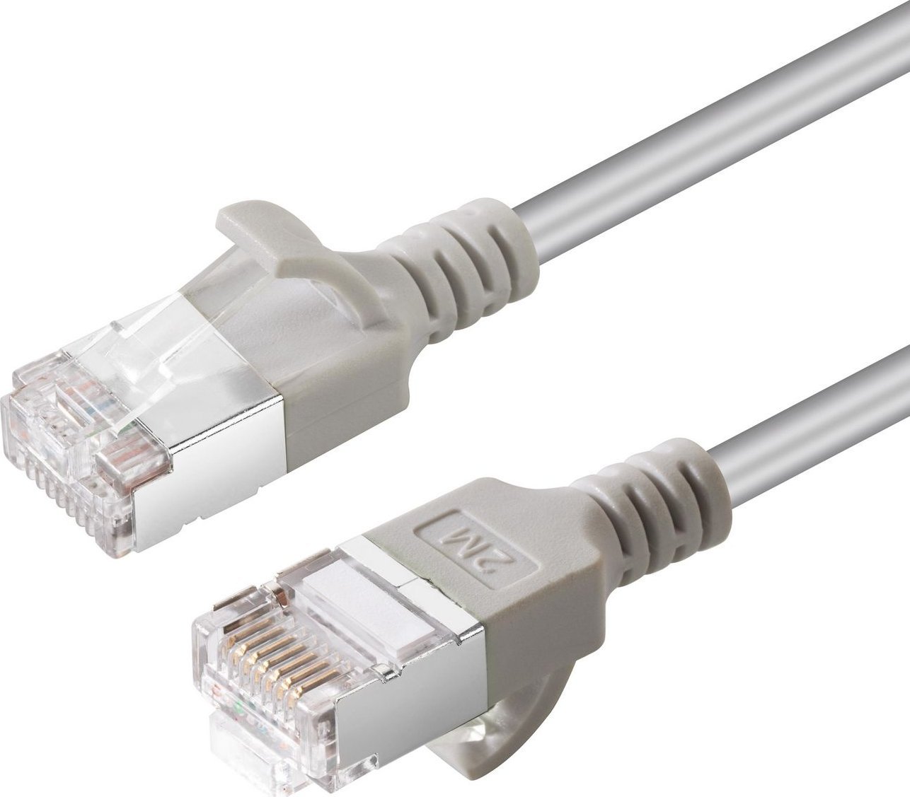 MicroConnect CAT6A U-FTP Slim, LSZH, 0.25m