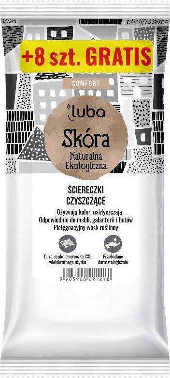Luba Comfort czyszczące ściereczki do skóry 32szt.