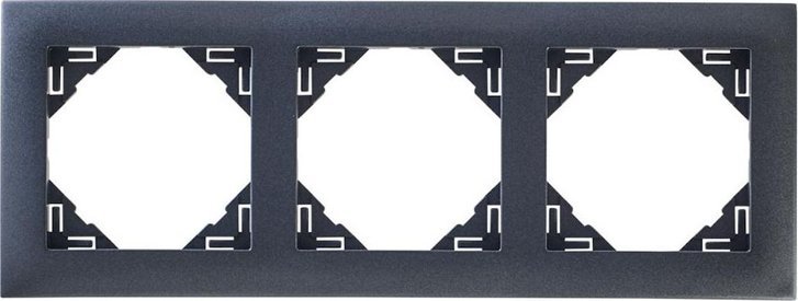 Efapel Efapel Aquarella ramka 3-krotna grafit 90930 KIS