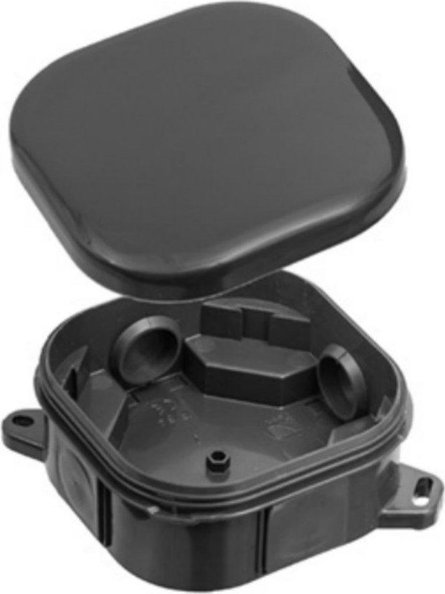 Pawbol Puszka natynkowa PH 92x92 klik pusta czarna UV - A.0018C