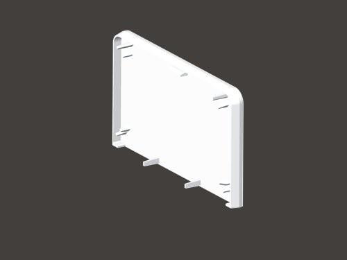 Kopos Pokrywa końcowa 56x120mm kremowo-biała