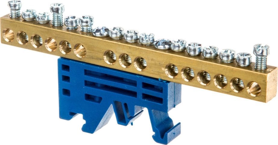 Simet Zacisk przyłączeniowy 15x4mm2 niebieski PE Z-3103 84010003