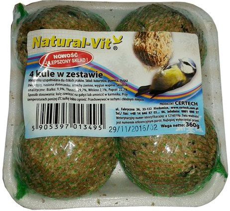 Super Benek Benek Kule Zimowe 90g-4szt Tacka