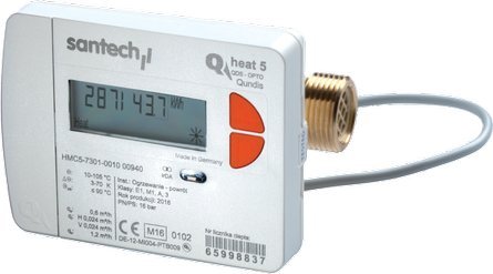 Santech Ciepłomierz QHeat5 qp 0,6 m3/h DN15 - powrót QH50-000-00-0