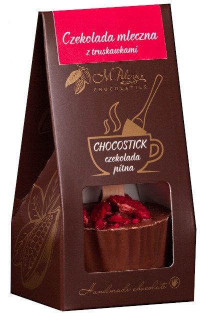 M.Pelczar Chocolatier Chocostick - Czekolada mleczna z nutą truskawek 60g