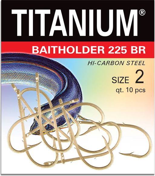 Robinson Haczyk Titanium BAITHOLDER (10 szt.) r. 8 (02-P-225BR)