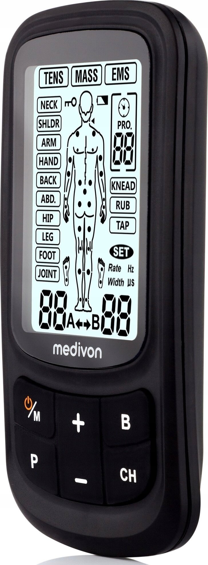 Elektrostymulator akumulatorowy do mięśni MEDIVON OdinFlex masaż