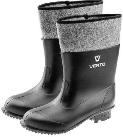 Verto Gumofilce PVC czarne 46 (15G907)