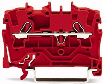Wago Złączka szynowa 2-przewodowa 1,5mm czerwona (2001-1203)