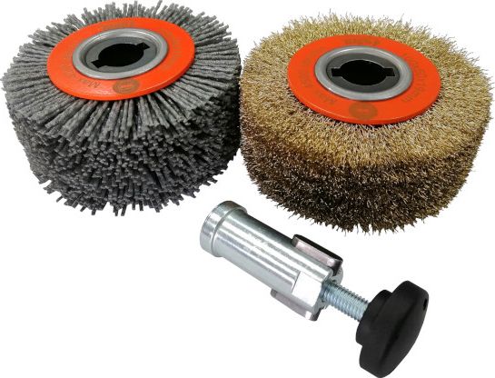 Glob Zestaw GS05-13 do postarzania drewna ze szczotkami o szerokości 50 mm