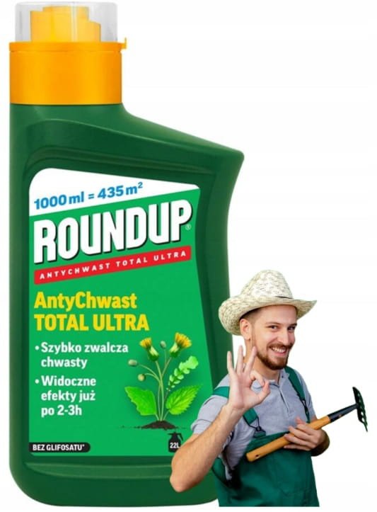 Roundup Antychwast 1L Skuteczny Koncentrat do Zwalczania Chwastów