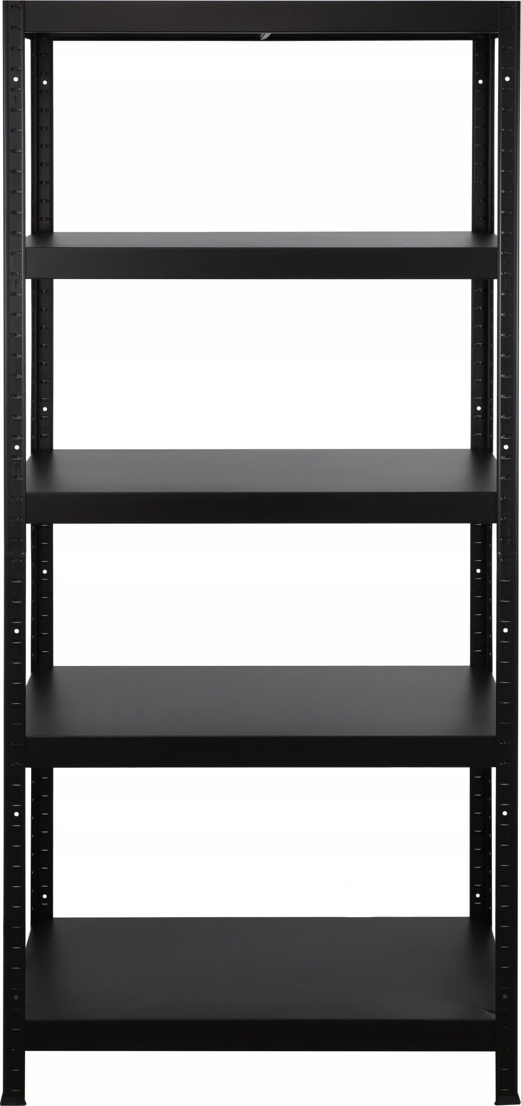 Wamar-Sosenka Regał metalowy magazynowy ELARA 180x80x40 czarny 5 półek nośność 150 kg do warsztatu garażu