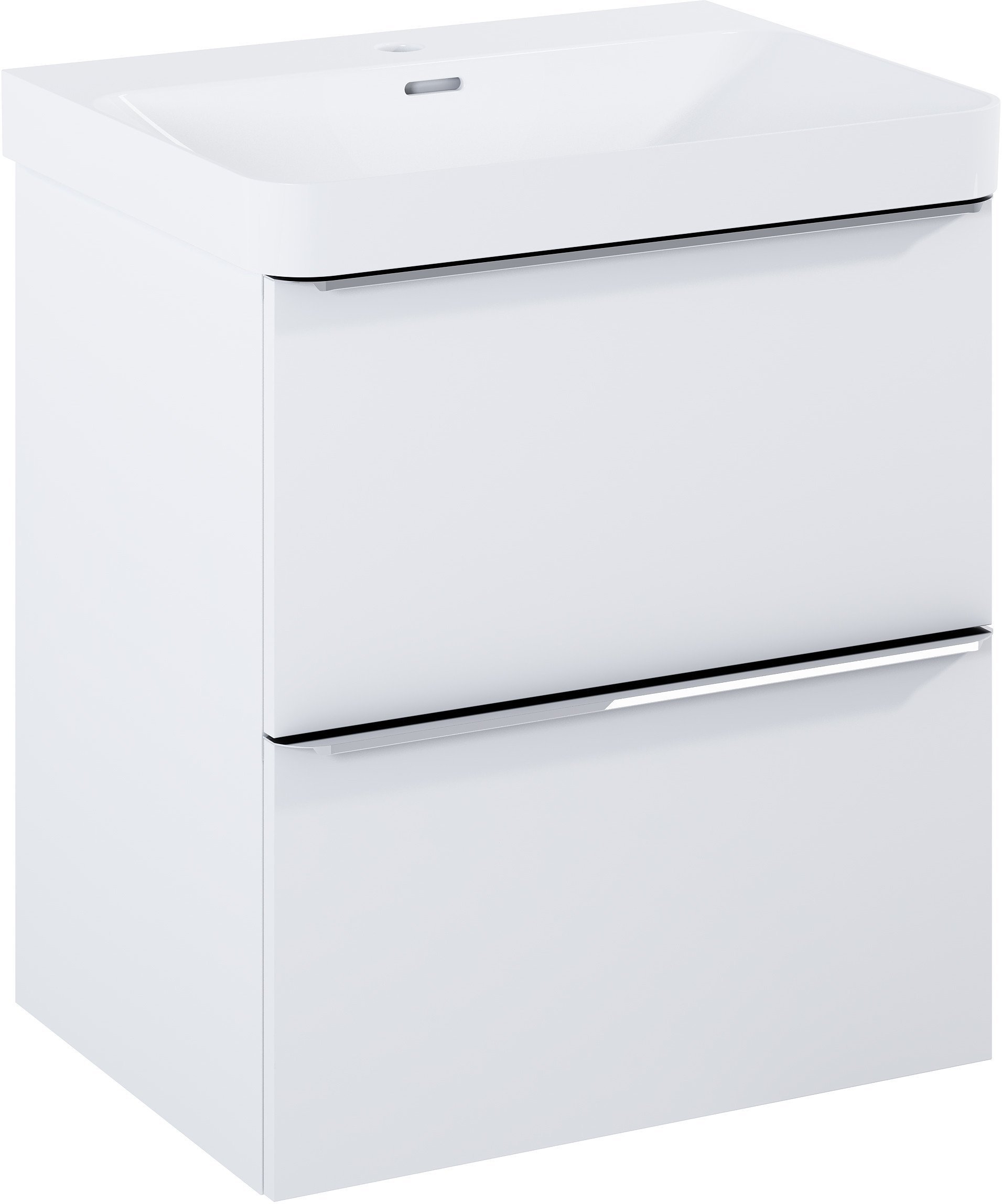 CAB+WASHBAS SET SOFT MASTERJERO 60 WHITE