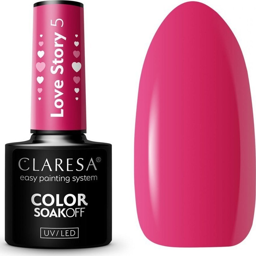 Activeshop CLARESA Lakier Hybrydowy LOVE STORY 5 - 5g
