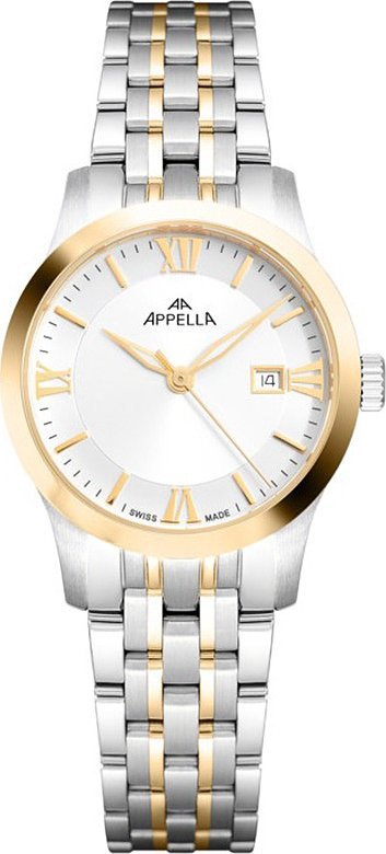 Zegarek Acappella Zegarek damski Appella L32004.2163Q srebrny