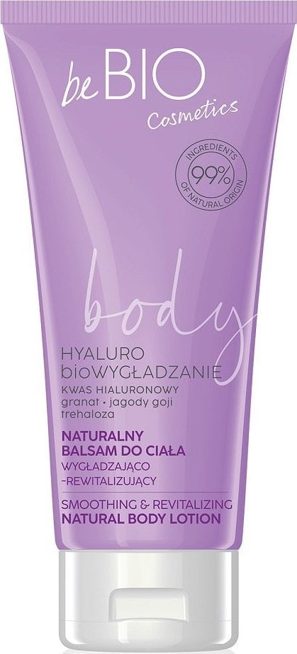 BeBio BE BIO_Ewa Chodakowska naturalny balsam wygładzająco-rewitalizujący do ciała Granat, Jagody Goji & Trehaloza 200ml