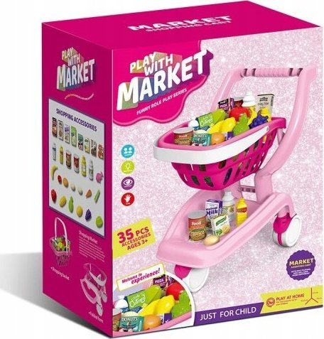 Zabawka wózek sklepowy