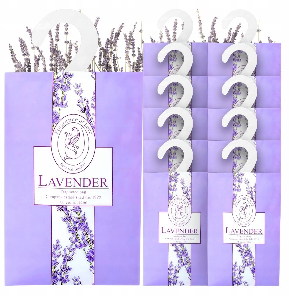 ZAWIESZKA DO SZAFY LAWENDA ODŚWIEŻACZ KANZA