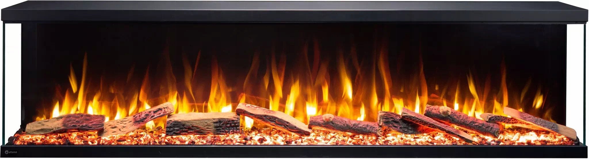 Aflamo Kominek elektryczny LED ścienny UNIQUE 140 cm BEZ GRZANIA