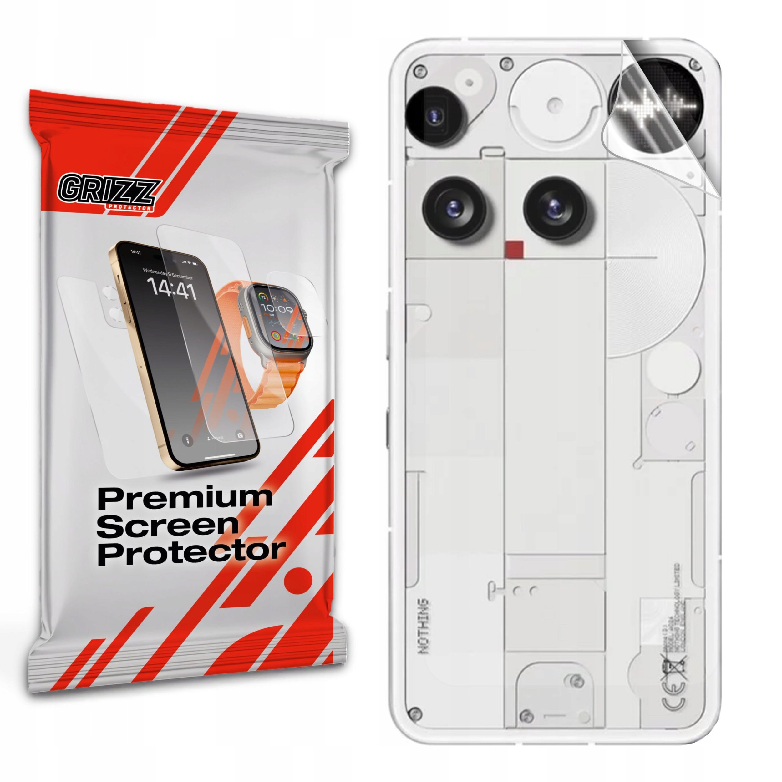 Folia na tył GrizzGlass SatinSkin do Nothing Phone (3)