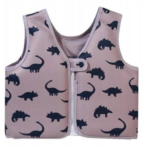 Strój Do Nauki Pływania Kamizelka Kapok Pływacki Dla Dzieci Dinozaury Dino