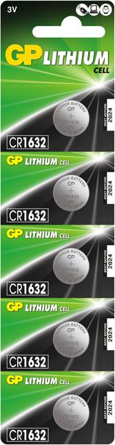 GP Bateria CR1632 140mAh 5 szt.