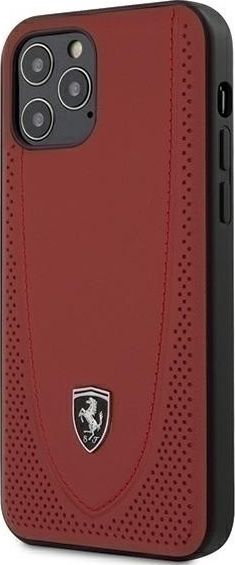 Ferrari Ferrari FEOGOHCP12MRE iPhone 12/12 Pro 6,1" czerwony/red hardcase Off Track Perforated