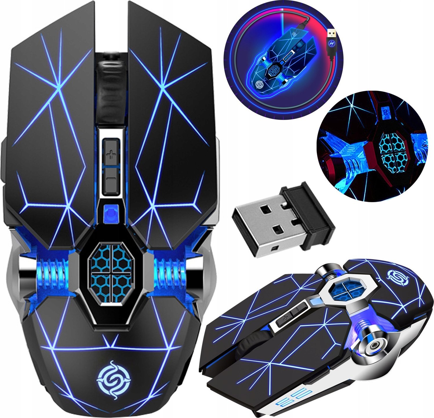 MYSZKA GAMINGOWA BEZPRZEWODOWA ROBO BTS-911B