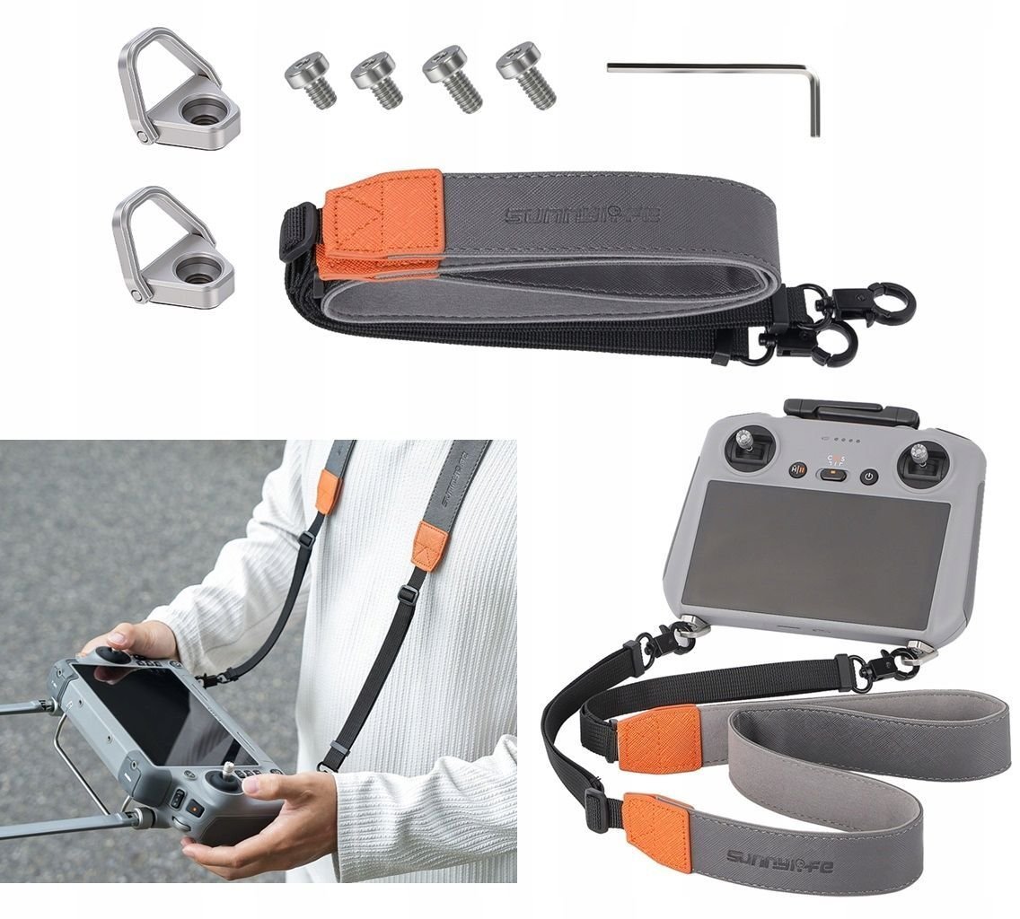 Szelki Uchwyt Pasek Mocowanie na Szyję do Pilota DJI RC 1 2 PRO 2 PLUS 2 / GS014-H