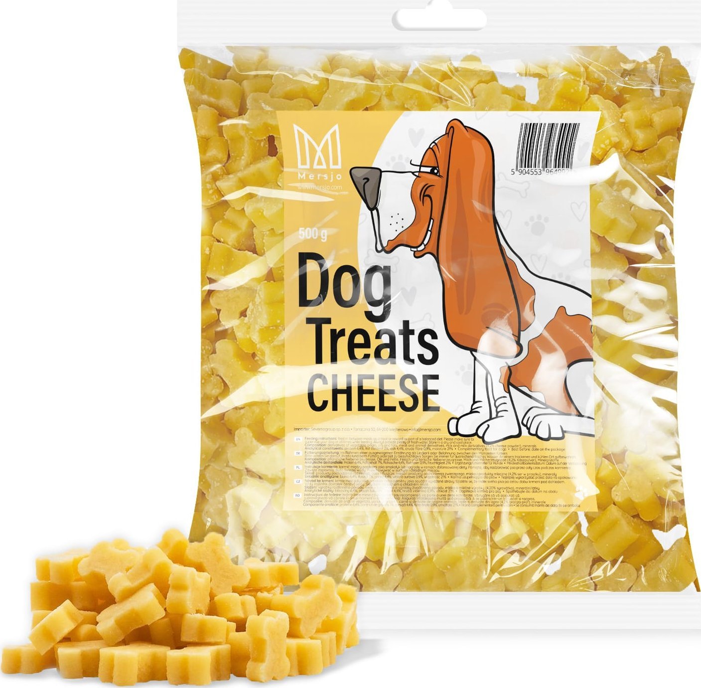 Mersjo Przysmak dla psa - Treserki dla psa Mersjo serowe 500g