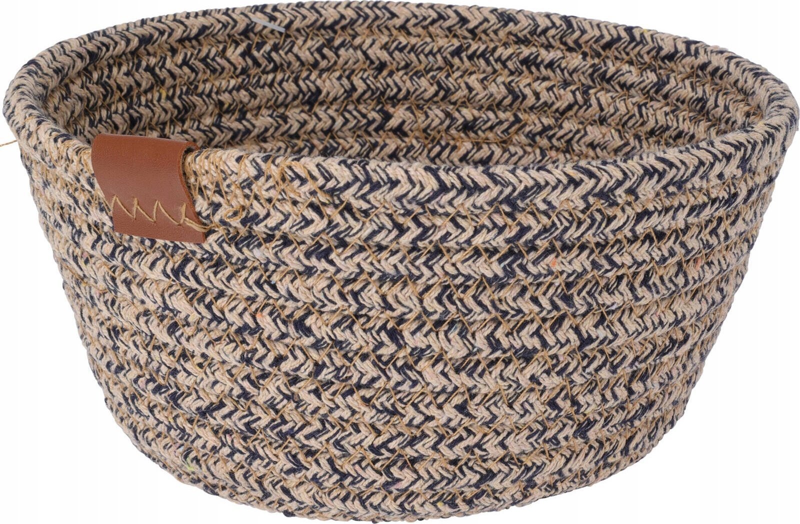 Home Styling Collection Kosz do przechowywania, pleciony z bawełny, 18 x 8 cm