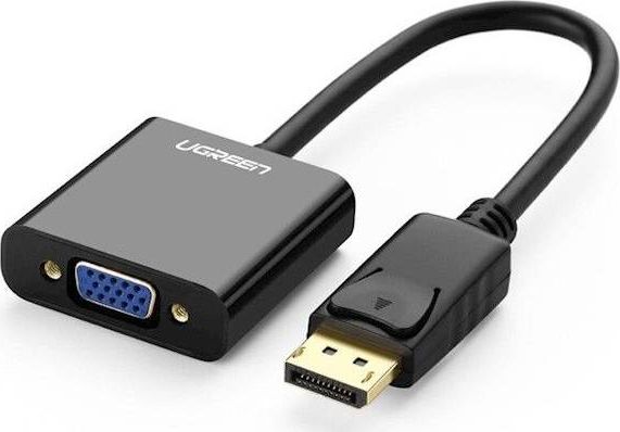 Adapter AV Ugreen DisplayPort - D-Sub (VGA) czarny (UGR536BLK)
