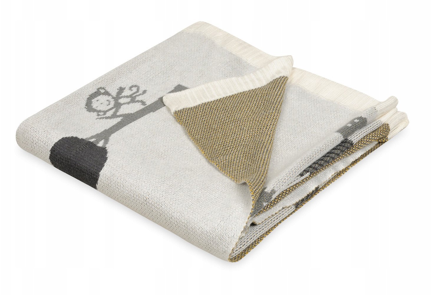 Kocyk PATTERN bambusowy 80x100