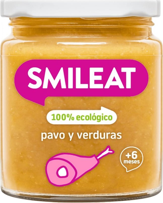 Smileat BIO Słoiczek z ekologicznym indykiem i warzywami, 230g