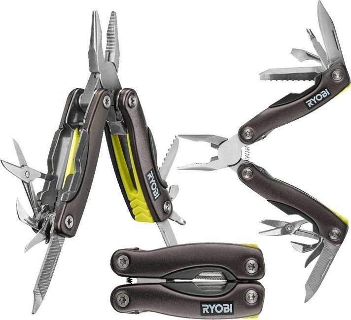 Ryobi Narzędzie wielofunkcyjne Kombinerki 14w1 Ryobi Mini scyzoryk kieszonkowy