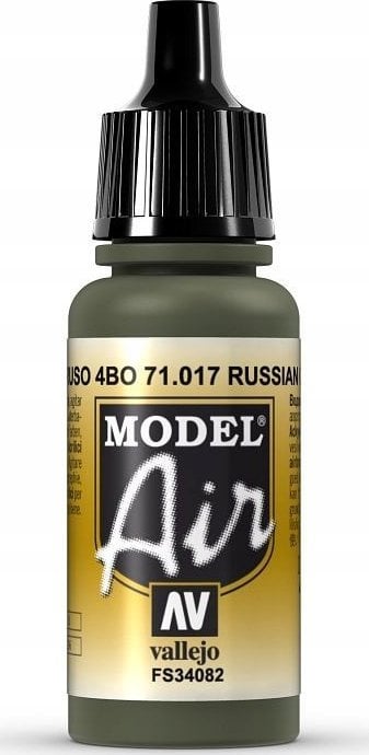Vallejo Vallejo: 71.017 - Model Air - Russian Green 4BO (17 ml)