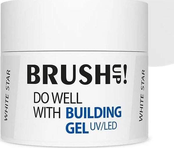 Activeshop BrushUp! Do Well with Building Gel żel budujący do paznokci White Star 12g