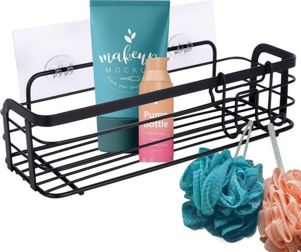 Vilde Półka Łazienkowa Do Kabiny Prysznicowej Przyklejana 569733