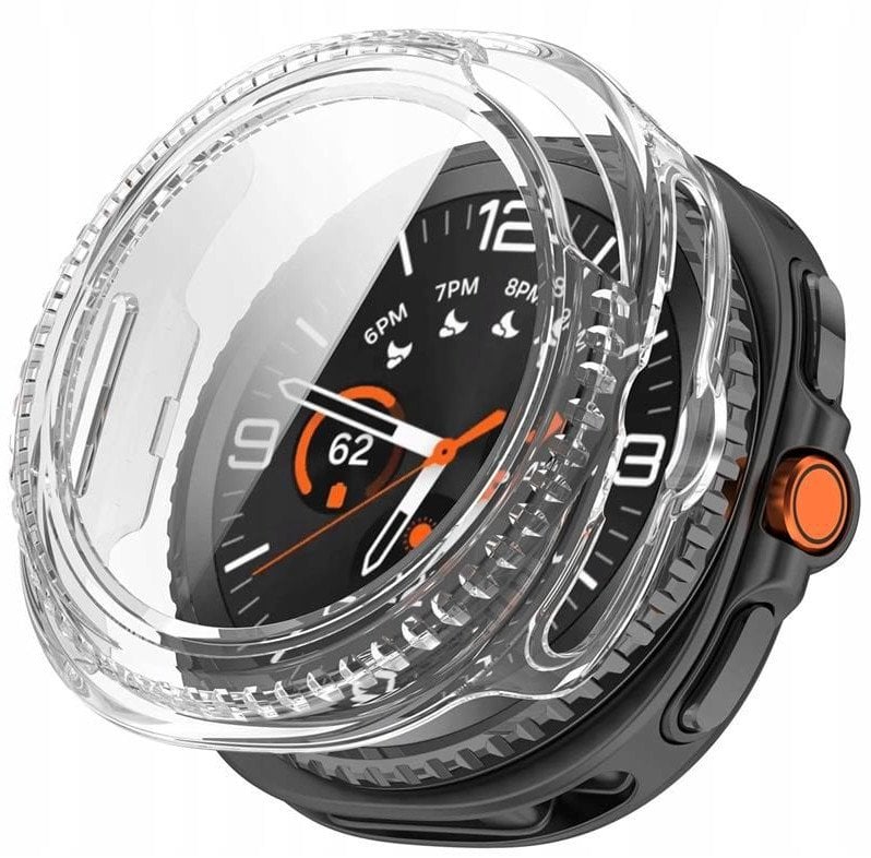 Etui z szybką Tech-Protect Defense do Samsung Galaxy Watch 8 Classic 46mm Clear