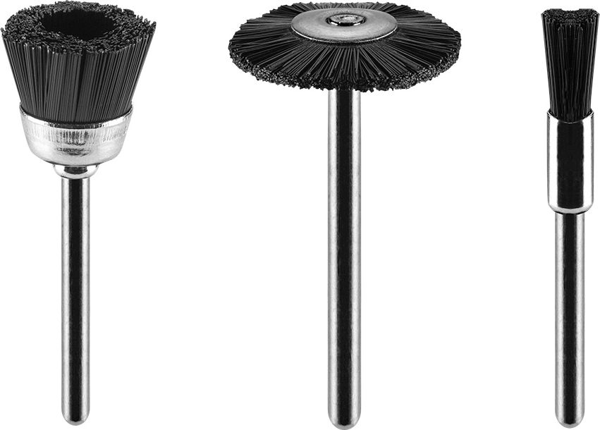 Graphite Szczotki (Szczotki nylonowe pędzelkowa, kielichowa, talerzowa, kpl. 3 szt.)