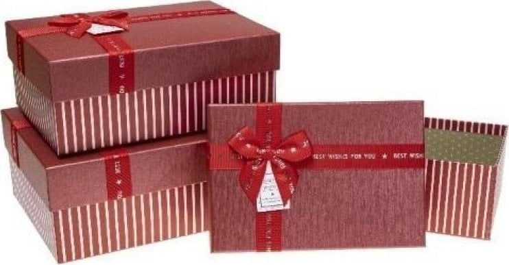 Teka Pudełko prezentowe PUG-22206-PR 3szt ROZETTE