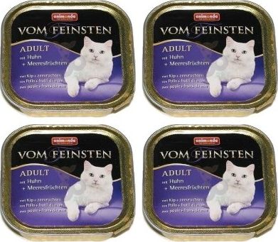 Animonda ANIMONDA Vom Feinsten Adult Cat smak: z kurczakiem i owocami morza 32x100g