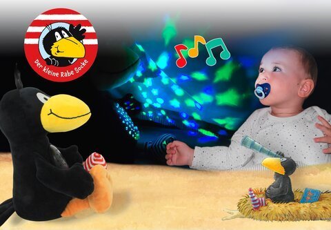 Jamara Jamara 466500 nocna lampka dziecięca Wolnostojący Czarny, Wielobarwny LED